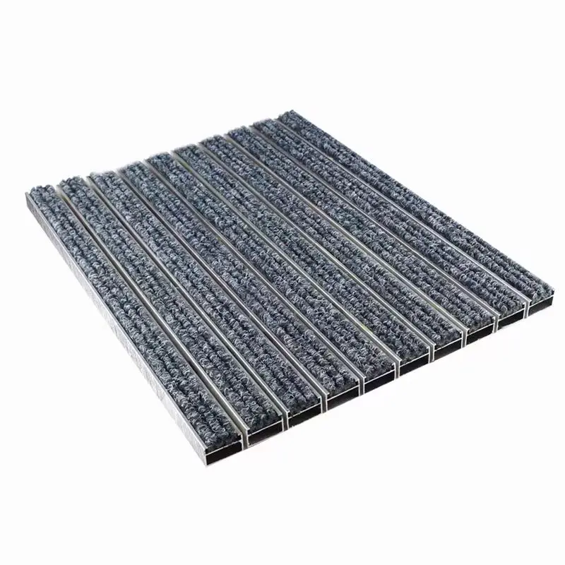 

High Quality Commercial Non-slip Sand Scraping Dust Removal Recessed Aluminum Entrance Mats for Front Doors