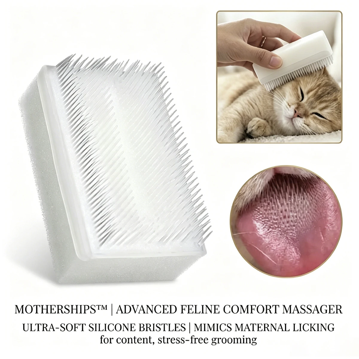 New Cat Dog Massage Brush Pet SpecialBrush Multifunctional Dust Removal SpongeCleaning Brush Simulated Cat Tongue Comb