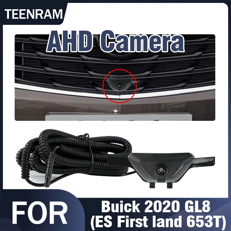 

TEENRAM for Buick 2020 GL8 (ES First Land 653T) AHD 1080P Front View Camera Car IP68 Waterproof Night Vision Parking Monitoring