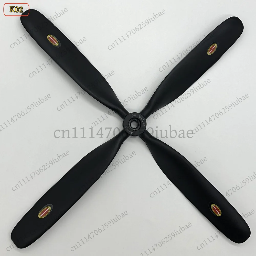 RC Airplane Propeller 10.5x8 4-Blade, Replacement Parts for Electric Fixed Wing