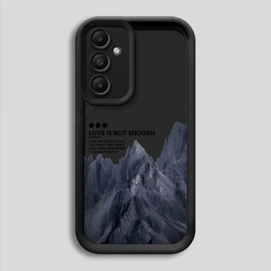 Soft Shell Phone Case for Samsung Galaxy A32 A56 A14 A33 A24 A13 A16 A23 A12 A26 A22 A36 A34 Cartoon Snow Mountain Pattern