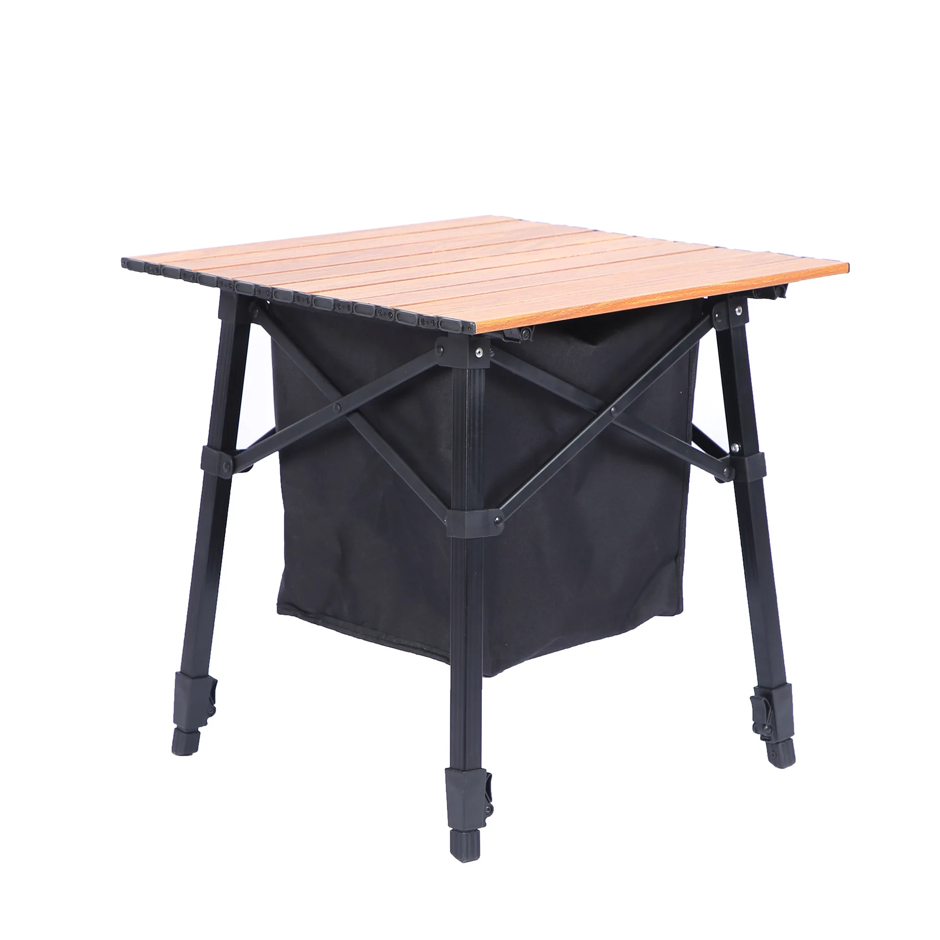 

Outdoor folding table, portable aluminum alloy camping egg roll table, multi-functional picnic camping stall folding table