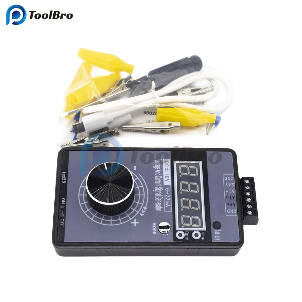 4-20mA 0-10V 0-5V Signal Generator Adjustable Voltage Current Simulator LB02G 0-22mA Sink Source for Transmitter