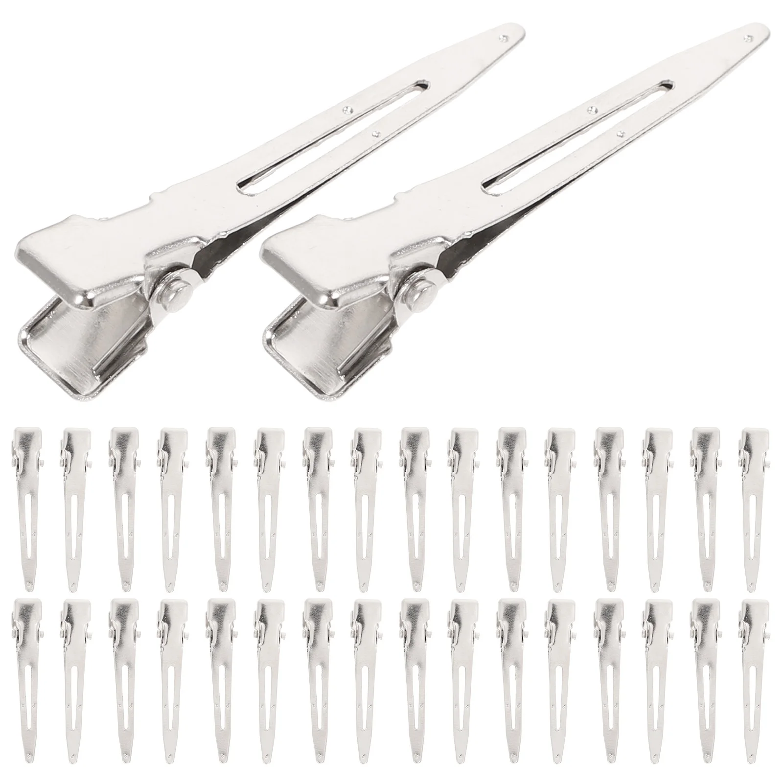 

50Pcs Hollow Out Hairpins Aluminum Alloy Hair Clips for Dread Styling Sectioning Cute Hair Accessories for Women Girls