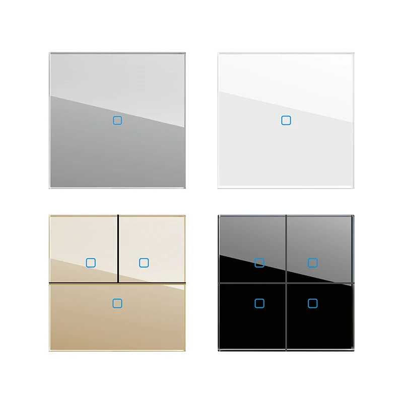 

5 шт., стандарт Великобритании, 250 В, настенная розетка, панель сброса, кнопка переключения, закаленное стекло, 86 тип, 16 А, переключатель, настраиваемый логотип, серый CE для Cert