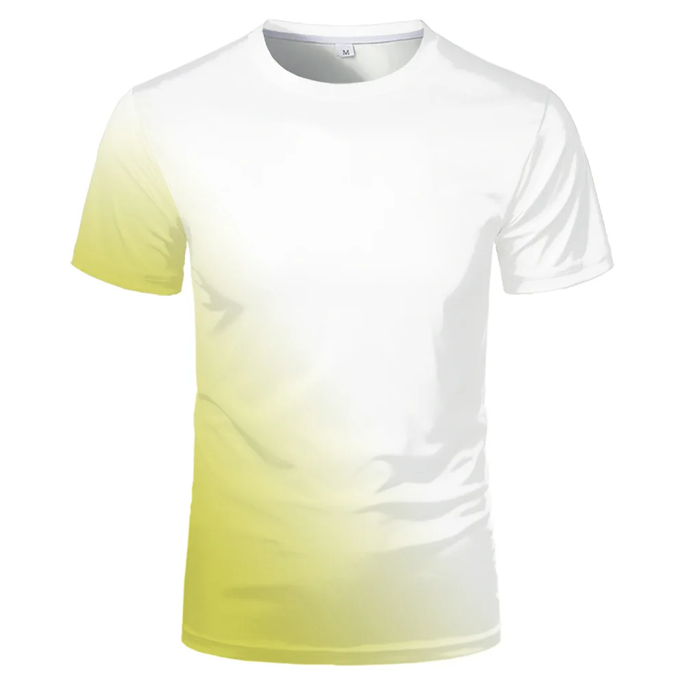 Fashion T-Shirts Cute Candy Color Tee Tops Kawaii Clothes Sublimation Blanks Loose Tshirts For Thermal Transfer Print image 5