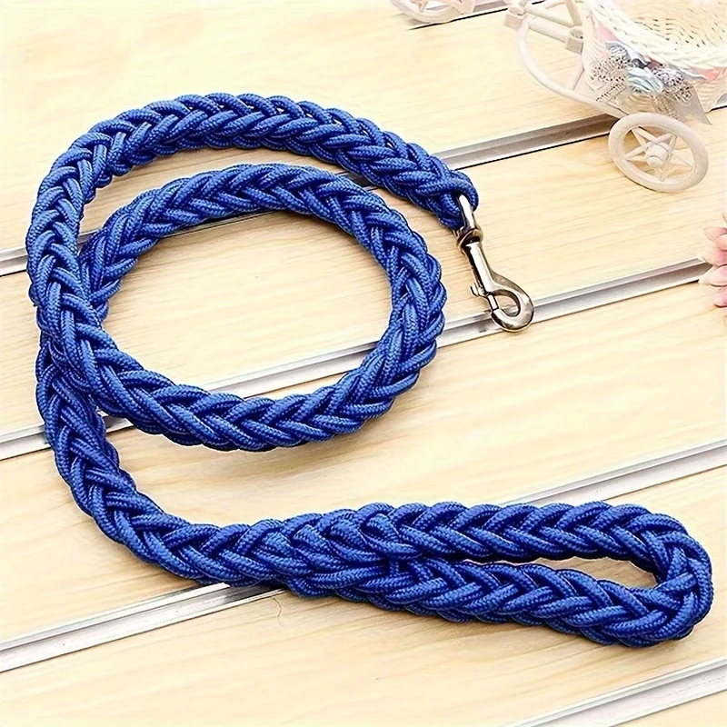 Large Dog Strong Dog Leash, Durable Braided Dog Leash for Effective Training and Comfortable Walking