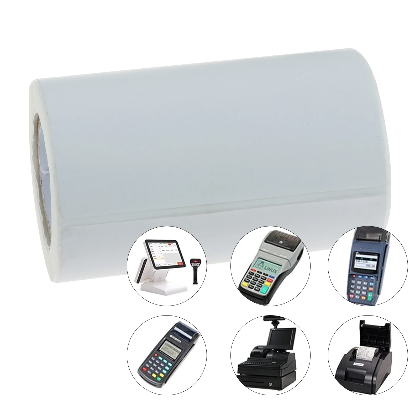 Thermal Paper 80x50mm Receipt Paper 1 Roll POS Cash Register Roll for 80mm Thermal Printer for Supermarket Pos Machine