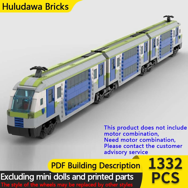 

Модель городской автомобиль MOC, строительные кирпичи, железнодорожный спортивный пассажирский поезд, модульная технология, детские праздничные подарки, сборка игрушек, костюм