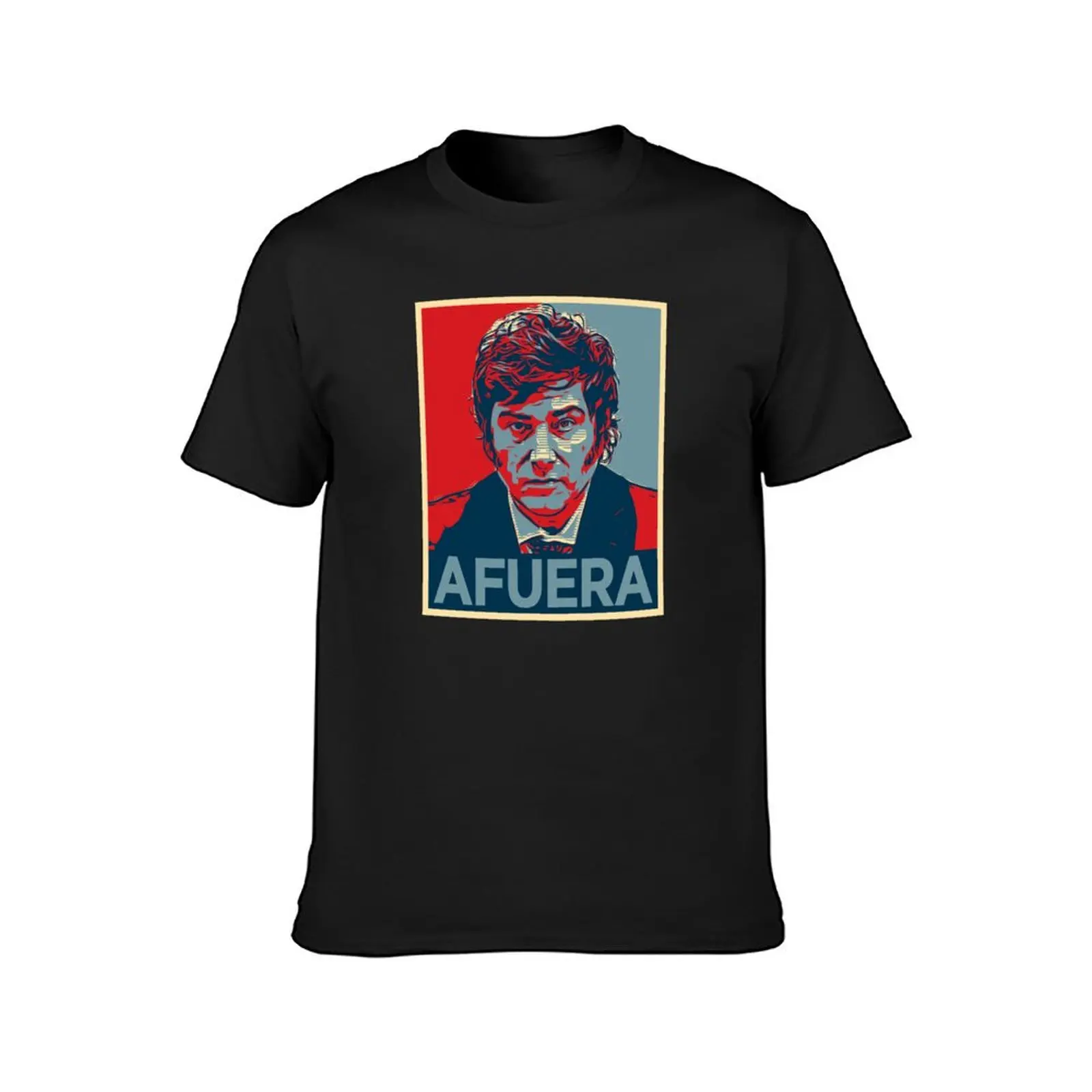 Mium Milei AFUERA Presidente Argentina Viva La Libertad Carajo! T-Shirt atasan oversizeds t shirt untuk pria