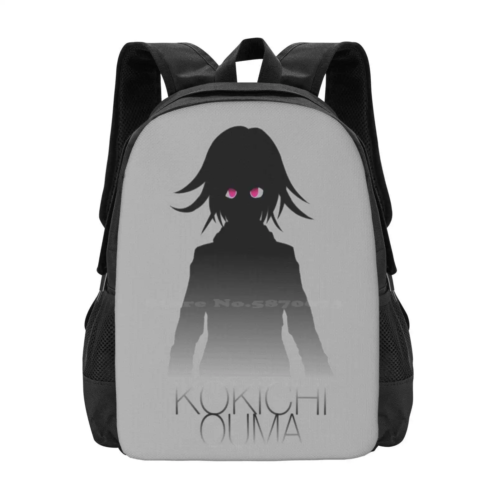 - Kokichi Ouma-Large Capacity School Backpack Laptop Bags Dangan Ronpa Danganronpa V3 Danganronpa Ultra Despair Girls Super 