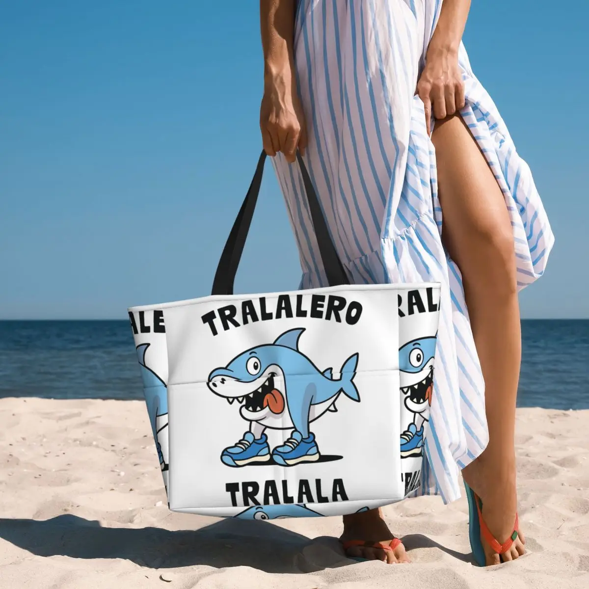 

Tralalero Tralala 3 Beach Tote Bag Sport Gym Yoga Duffle Large Tote Bag Women Travel Bag Fitness bag