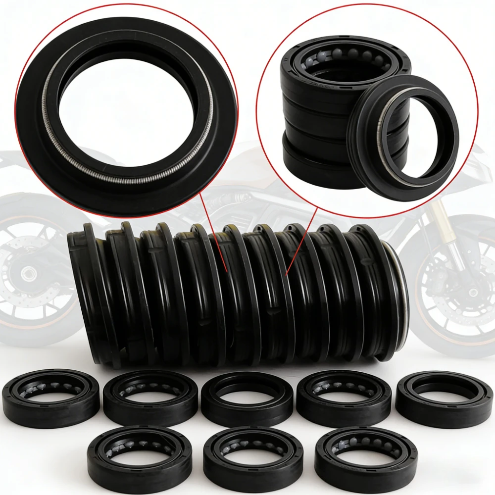 

4pc/8pc/16pc 100% NEW Motorcycle Front Fork Damper oil seals & Dust Cover for HONDA FTR 223 FTR223 MC34 Shock absorber oil seal
