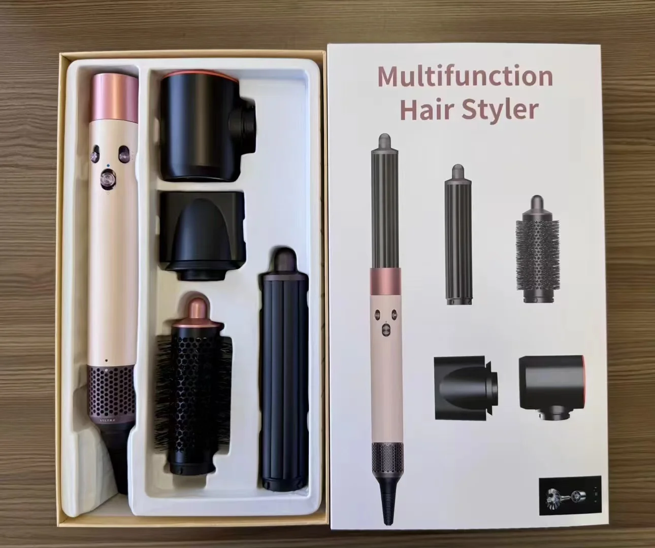 

7 in1 Multi Hair Styler Curling Iron ProfessionalStraightener BarrelBrush DryerHotcomb Salon Tool Fast Heating for HomeUsecurler