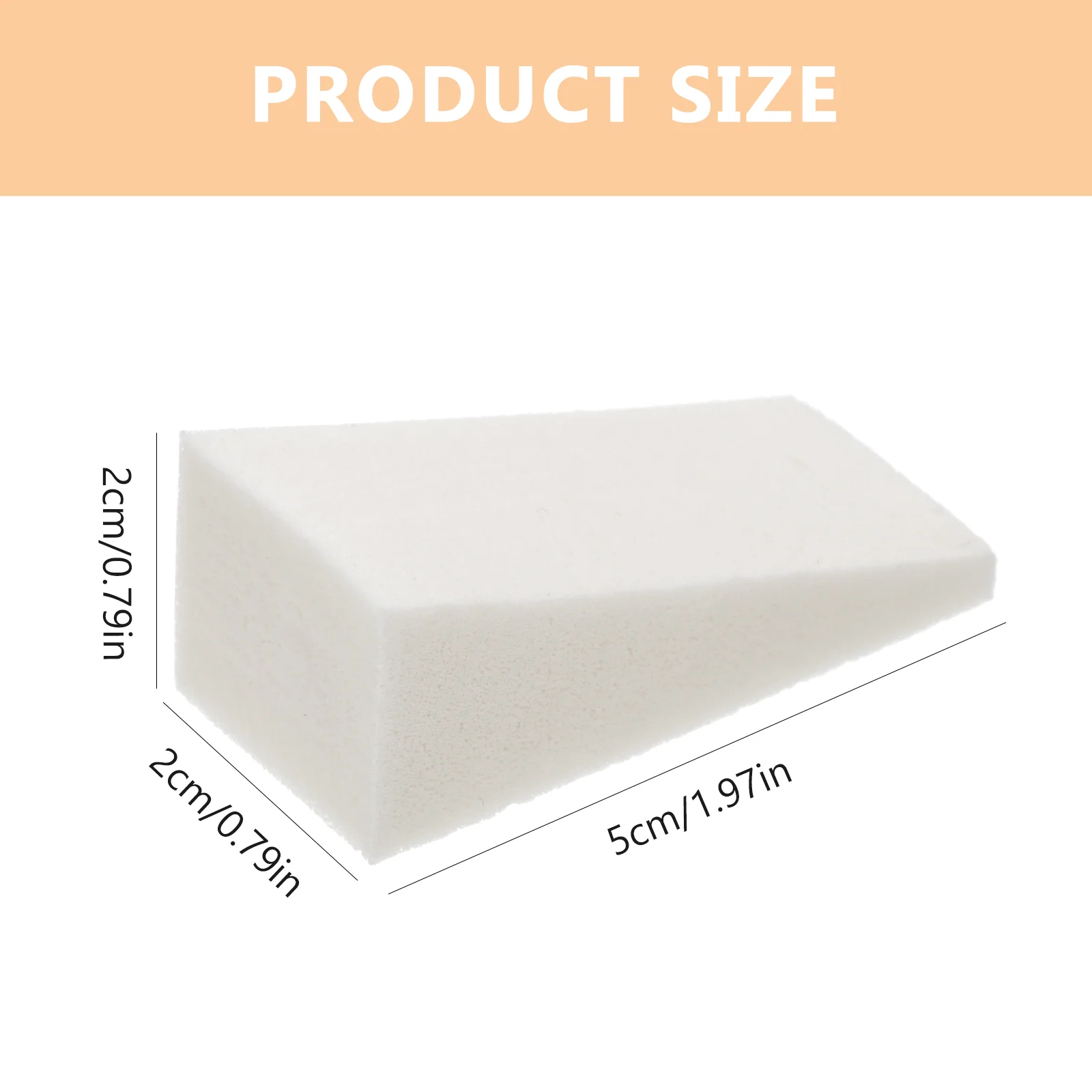 50 Pcs Triangle Paint Sponge Baby Craft Triangular Painting Sponges Kindergarten