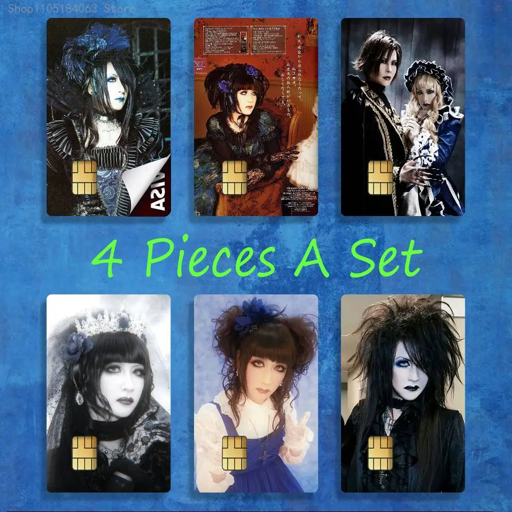 

Mana Sama Gothic Rock Stickers Credit Visa Debit Bank Charge Card Bus Metro Waterproof Sticker Decal Decoration