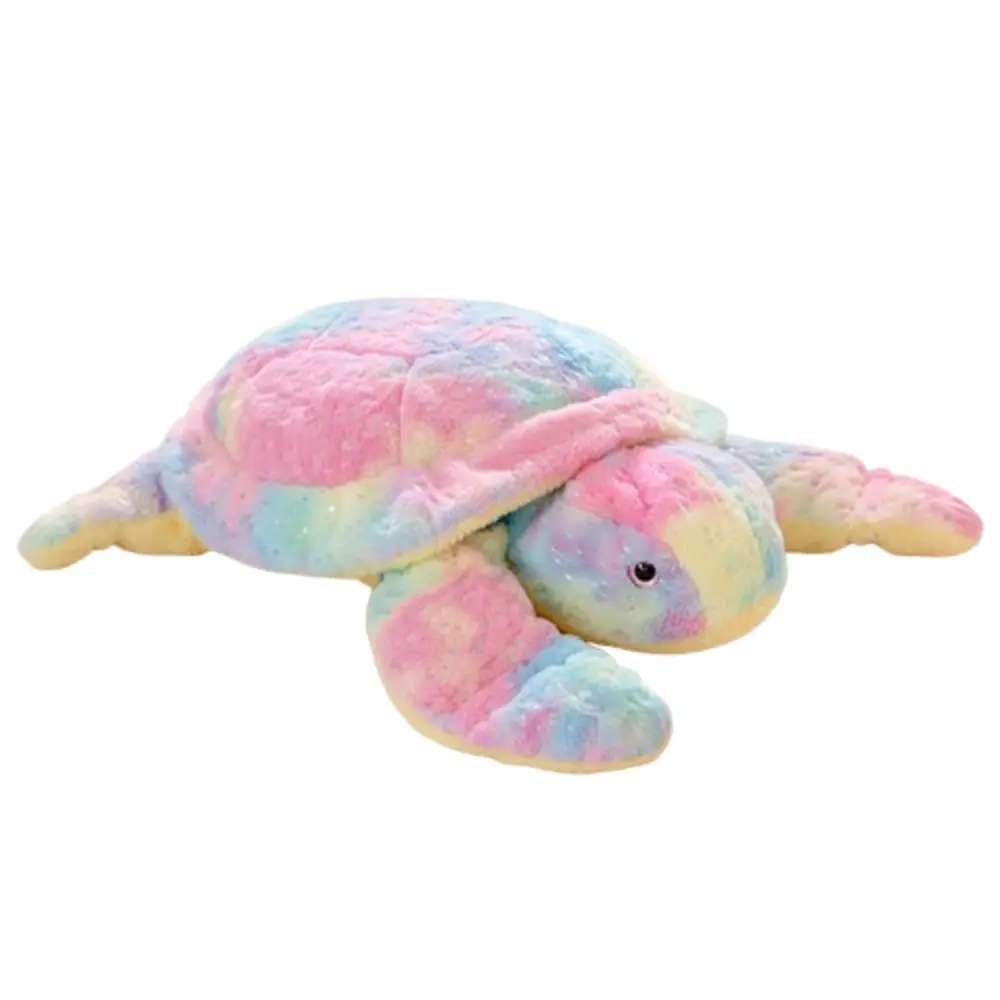 Animale marino Tartaruga colorata Peluche Ripiene Soffice Tartaruga marina Bambola di pezza Simpatici colori sfumati Animale Tartaruga marina Cuscino