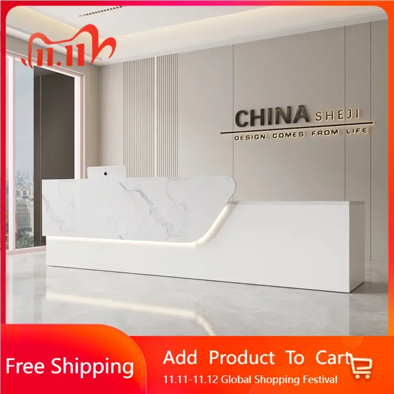 

European Advisory Reception Desks Office Podium Banco Modern Stand Reception Desks Design Organizers Mostrador Trendy Furniture