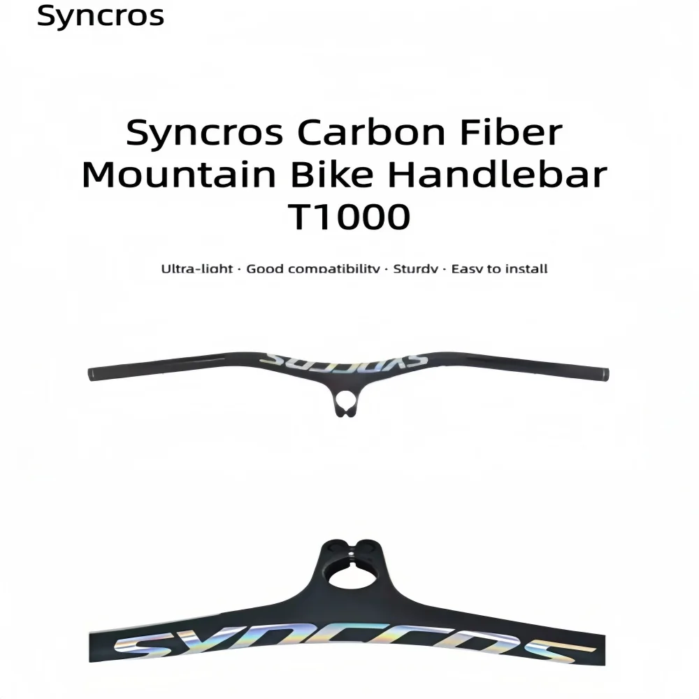 

​​Carbon MTB Handlebar T1000 250g, Multi-Angle Stem 60-110mm, Garmin Mount Compatible Ergonomic, for Trail & Adventure