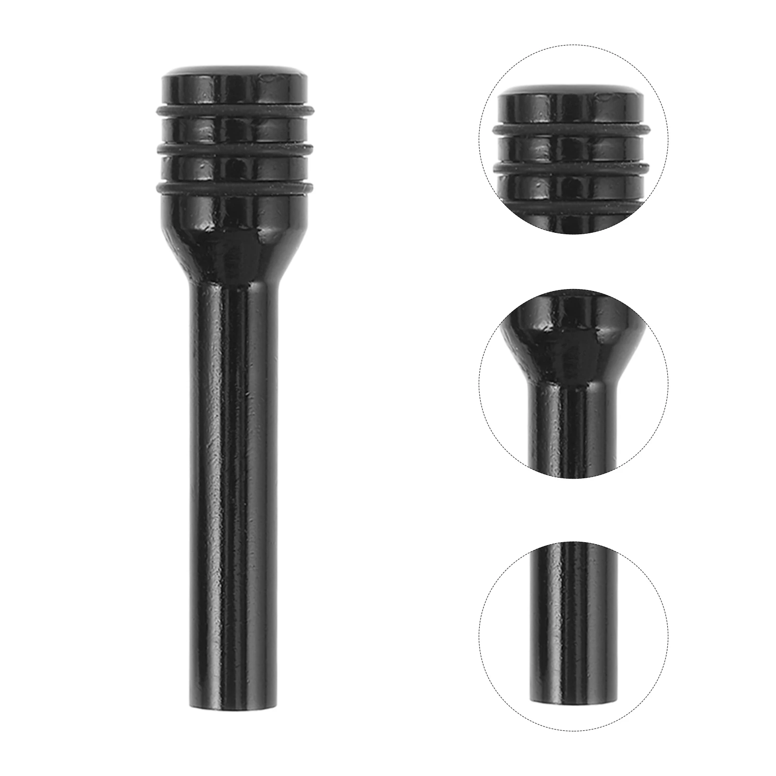 

2pcs Car Door Lock Pull Pins Black Aluminum Alloy Easy Installation Enhanced Security Versatile Use Automotive Parts