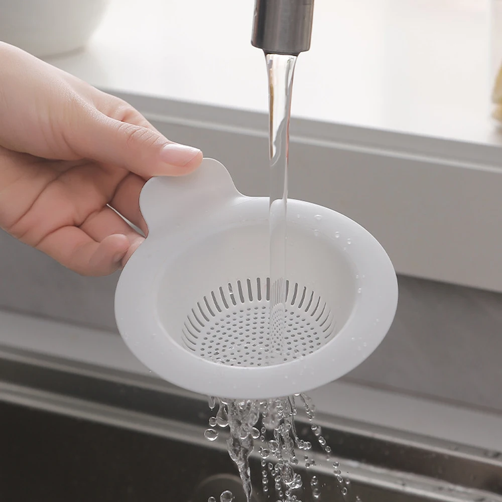 SZelShower-Drain de sol portable pour évier, attrape-cheveux, bouchon en plastique, blanc, nourriture, scories, intérieur de proximité pour cuisine, accessoires pour la maison