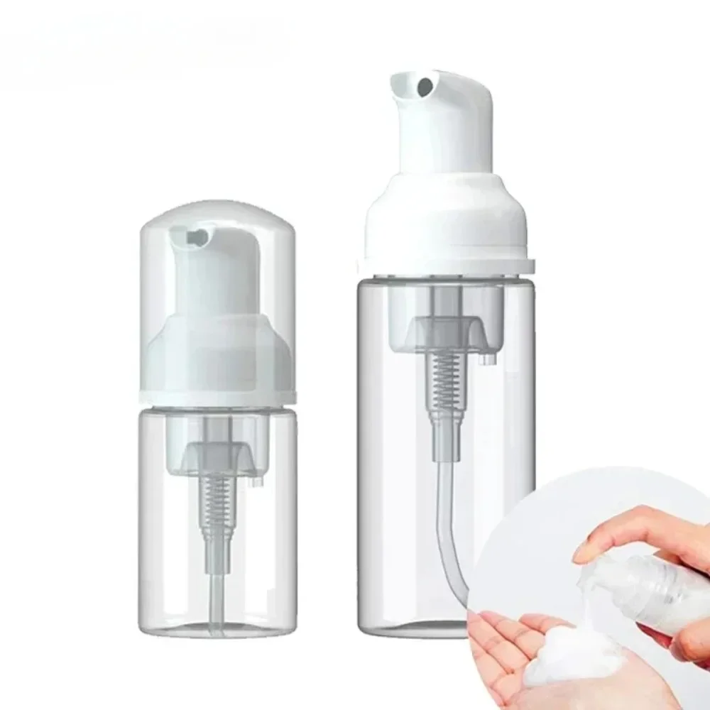 

1Pc Foam Dispenser Plastic Transparent Pump Bottle Mini Empty Soap Refillable Bottle Travel Cleaning Cosmetics Storager 30/60ml