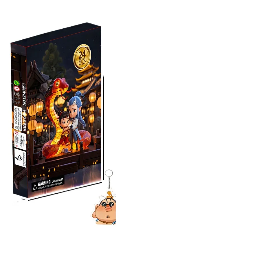Nezha Blind Box Collection, Exquisite Oceanic Adventures Dolls, Anime Trendy Figurine Set, Adorable Girls Handmade Collectibles