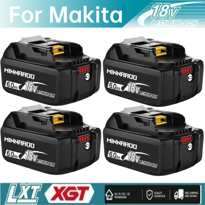 

For Makita genuine lithium-ion rechargeable battery 6AH/5AH 18V bl1860 BL1830 BL1850 replacement battery for electric tools