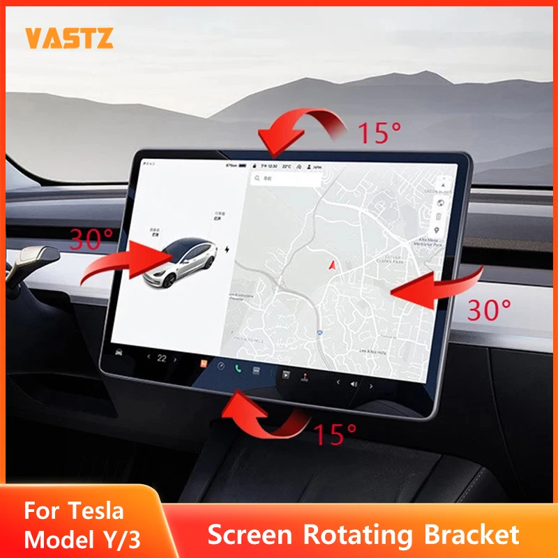 

Screen Rotating Bracket For Model Y/3 Adjustable Up Down Left Right Central Control Large Screen Adjustment Artifact Car Parts