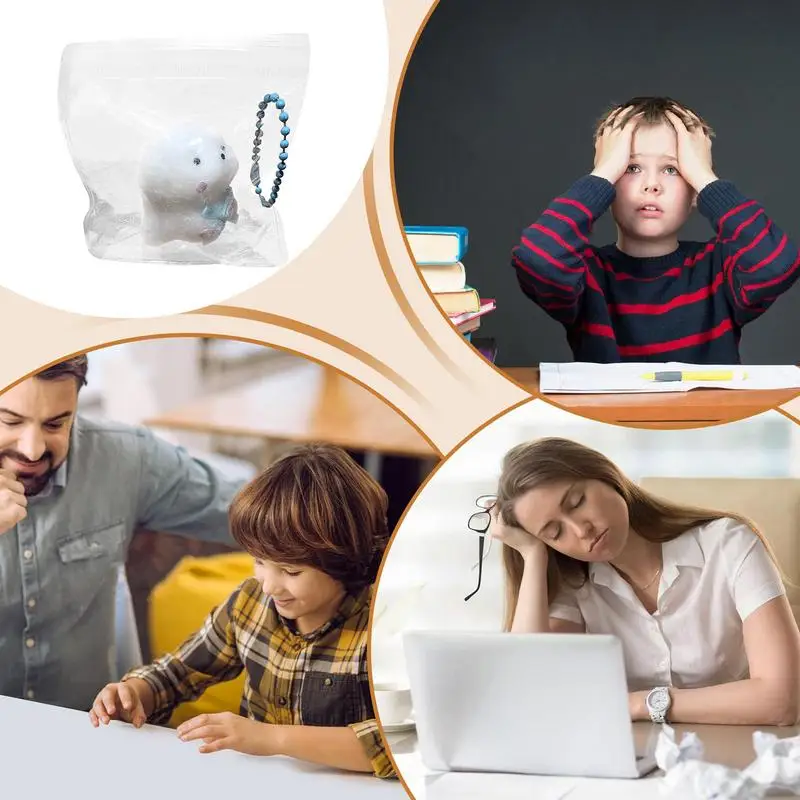 スキッシュ犬かわいい漫画動物スクイーズフィジェット遅い上昇ストレス解消ボール面白いリラックスボールグッズ感覚おもちゃ用