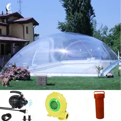 Transparent giant inflatable pool cover round/bubble dome pool cover inflatable pool cover ceiling,inflatable dome pool cover