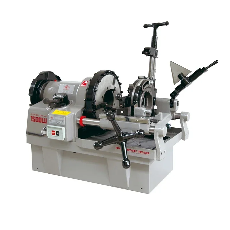 2025 Electric wire threading machine fire water pipe gas steel pipe twisting wire fast opening machine 2 inch 2.5 wire machine