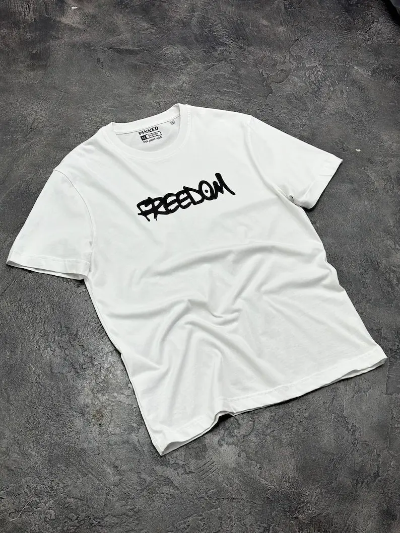 

Freedom Graphic High Quality Unisex T-shirt, Men T-shirt, Men Cotton Oversized Tshirt