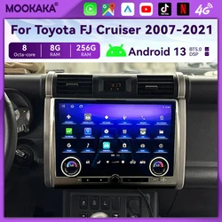 13.3 Inches Carplay Car Radio For Toyota FJ Cruiser 2007-2021 Android 13 Touch Screen Multimedia Player GPS Navigation Stereo 4G