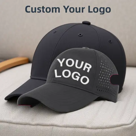 SLECKTON Custom Logo Embroidery Quick-Dry Baseball Cap for Summer Protection Breathable Waterproof Design DIY Picture Print