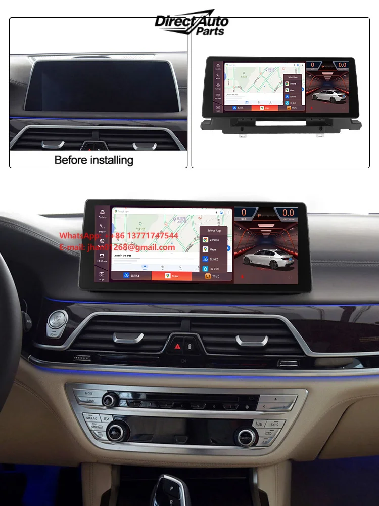 MEKEDE Car Audio WIFI Auto Radio Snapdragon 680 for 7 Series G11 G12 2016-2020 EVO Car GPS Navigation System
