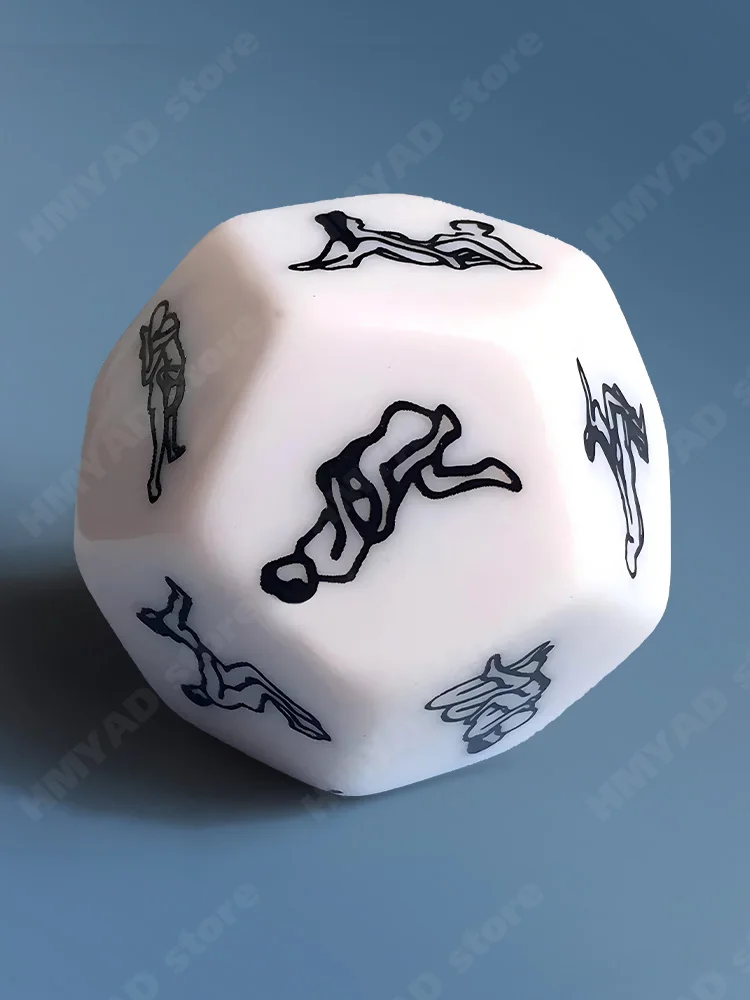 نرد جنسي 12 وجهًا للأزواج – 12 وضعًا حميميًا، توصيل سري وتغليف سري هدايا عيد زواج