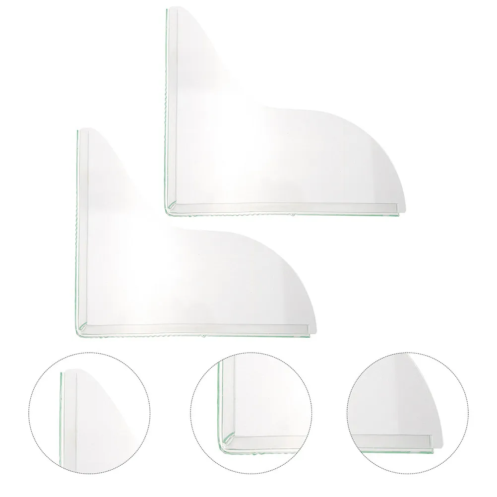 

1Pair Clear Acrylic Shower Splash Guard Bathtub Water Guard Bathroom Splashing Baffle for Washbasin Tub Splash Proof Easy Fit