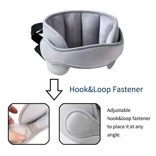 Imagen 2 del producto Soporte ajustable para la cabeza del bebé, almohadas para dormir para niños, asiento de viaje para coche, cochecito, protección para la cabeza del niño, alivio del cuello para bebés pequeños