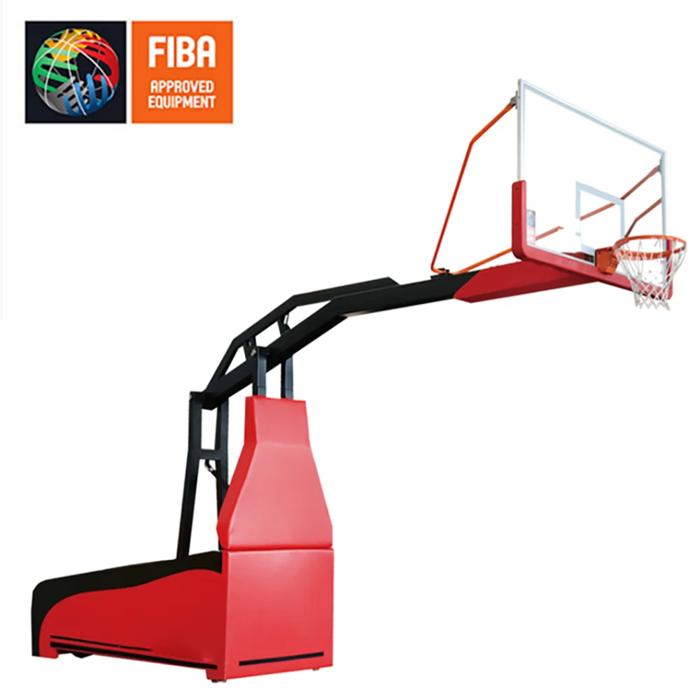 Outdoor Basketball Hoop System Professional Basketball Board Portable Height Adjustable Basketball Hoop