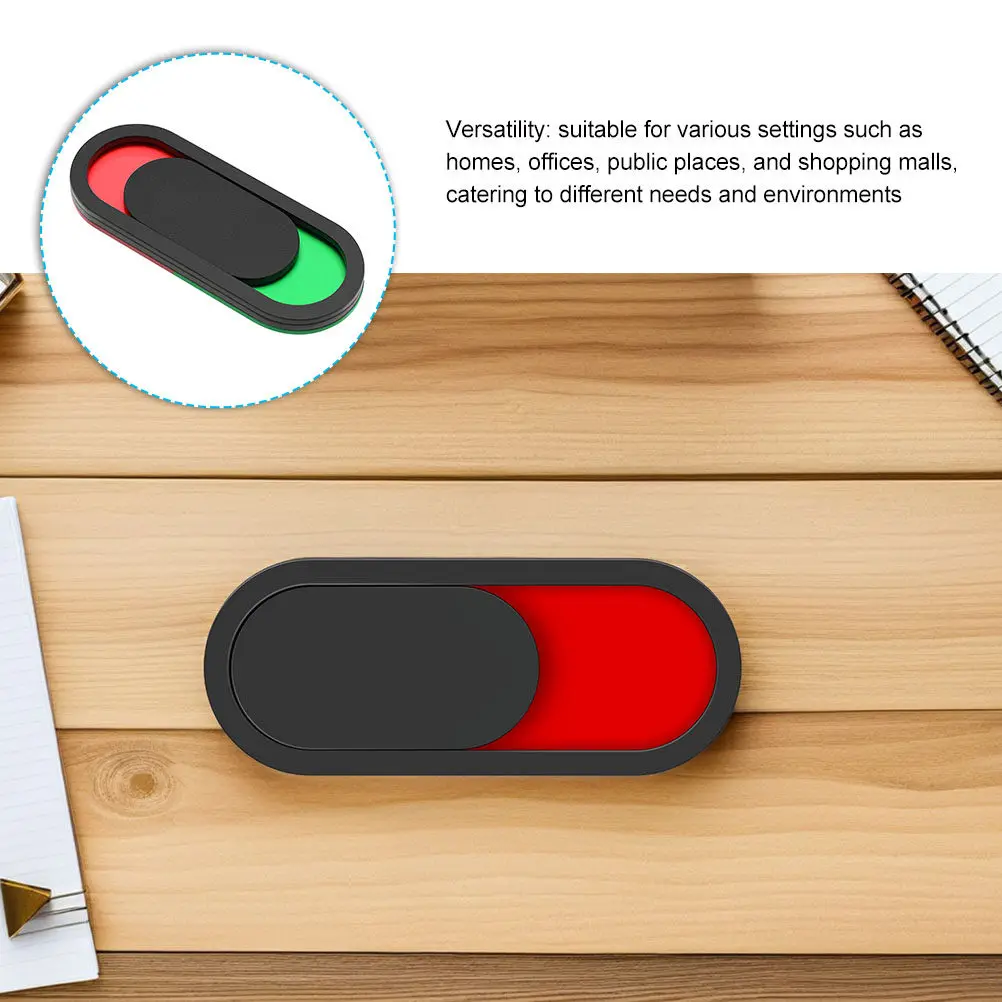 Red Green Office Bathroom Door Sign Vacant Occupied Self Adhesive Privacy Status Slider Indicator Board Home Use
