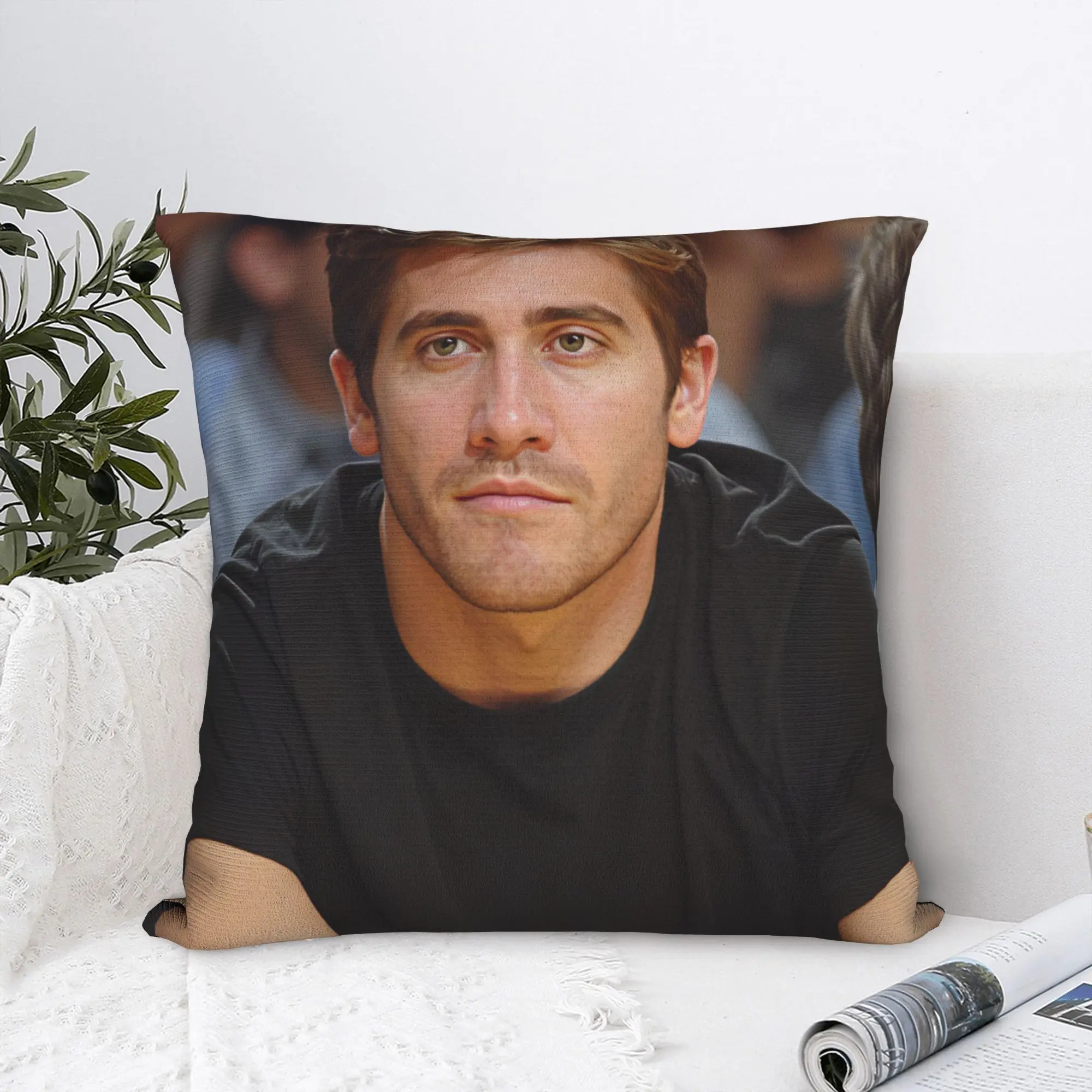 Jake Gyllenhaals  Pillow Cover  Comfy Cushion Cover Fashion Pillow Case For Sofa Home Decor