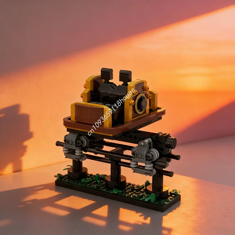 

701pcs MOC ROLLERCOASTER CURSE The WEREWOLF Model Building Blocks Toy Christmas Gifts Architecture Assemble DIY Creative Idea