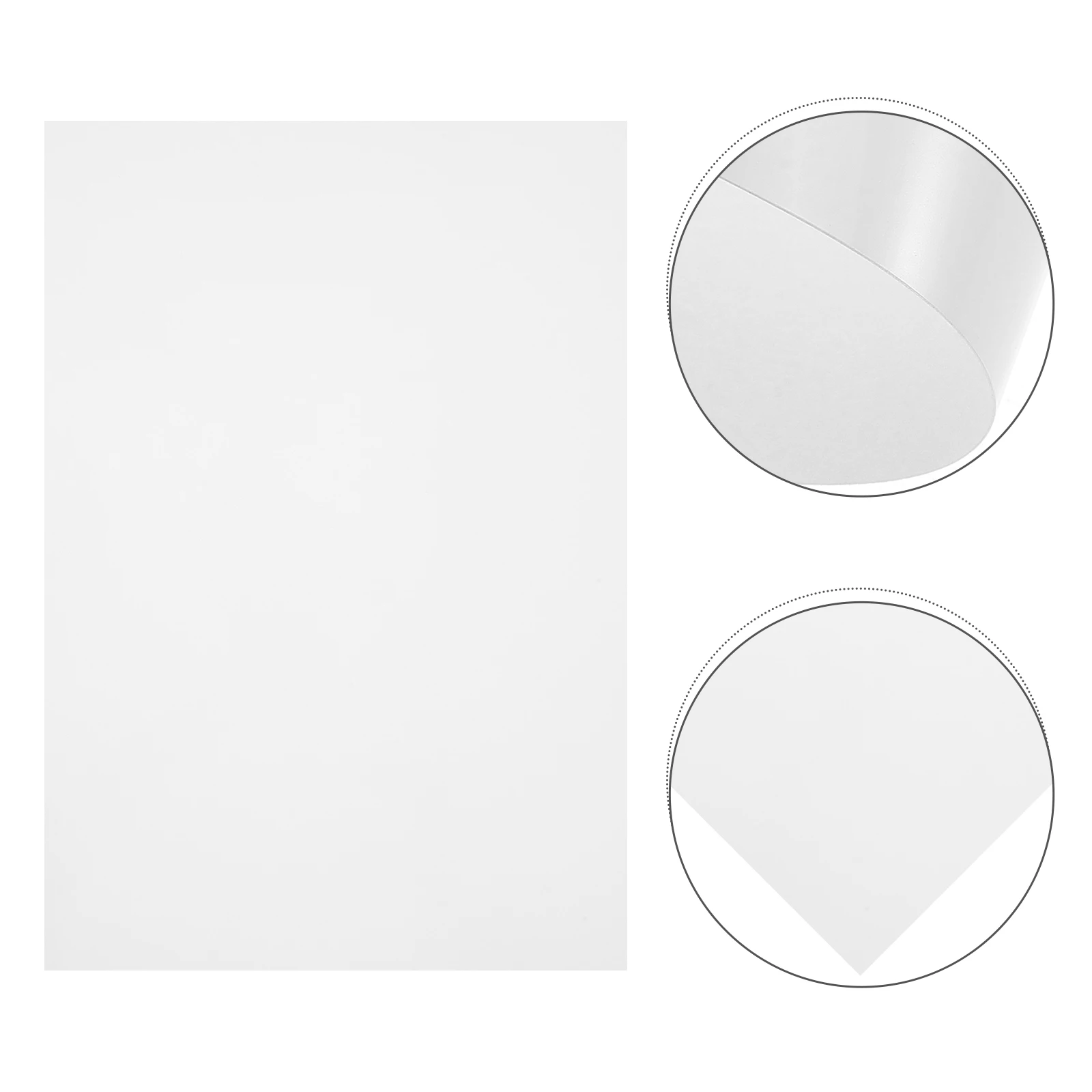 

Waterproof Label Paper PET Adhesive Printable Sticker Sheets DIY Crafts Decoration Labels for Bottles Laptops