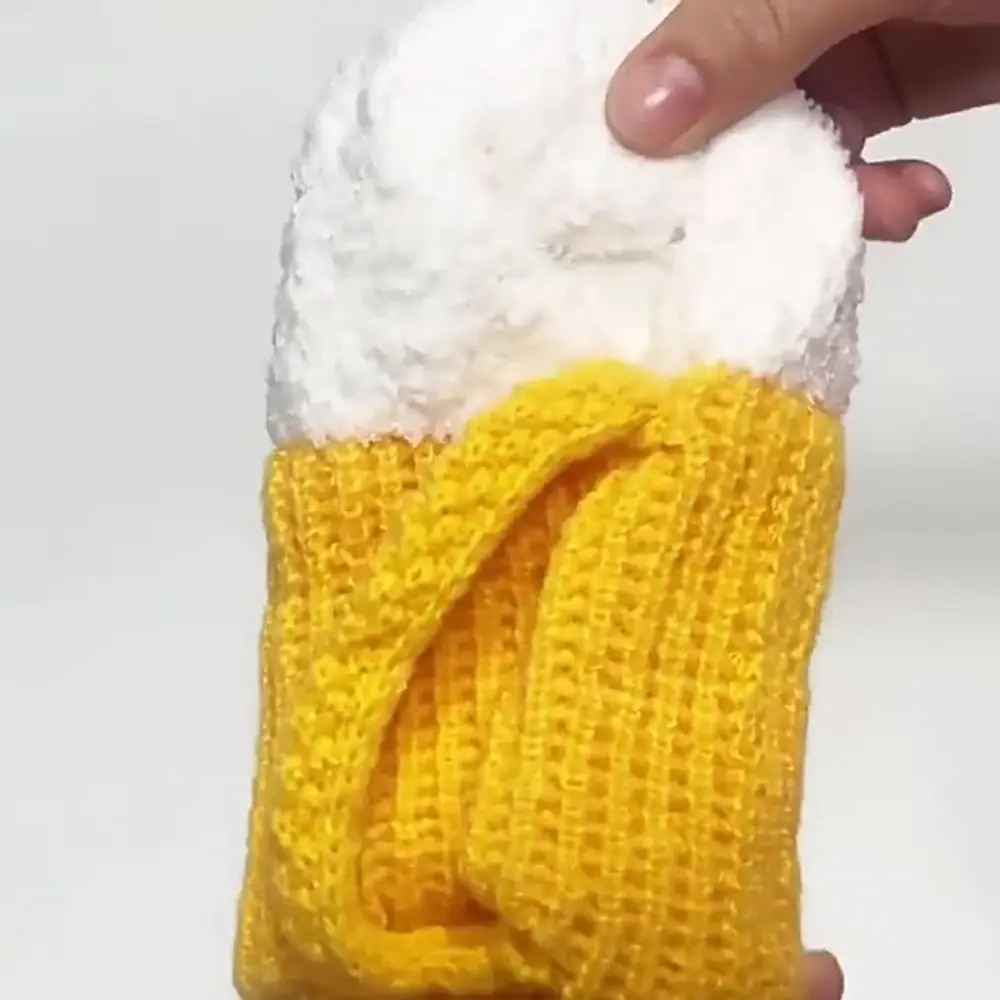 3D البيرة قبعة بلوفر مغزول قبعة مضحك الجدة هدية لمحبي البيرة للجنسين شتاء دافئ عيد الميلاد حزب زي التبعي #6