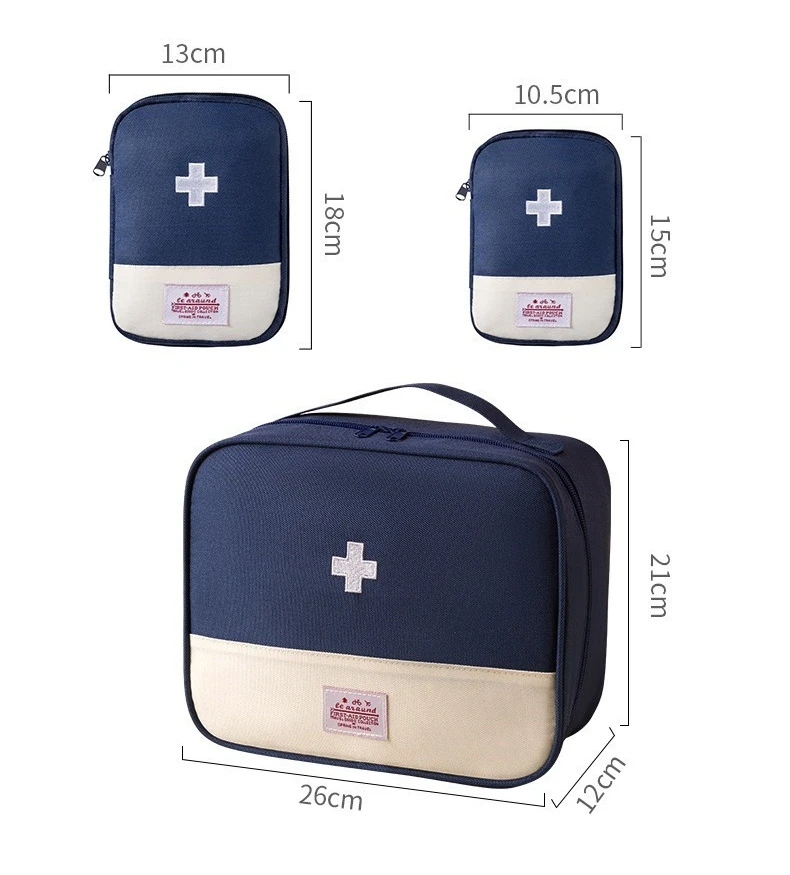Tragbare Medizintasche Erste-Hilfe-Set für Geschäftsreisen, Outdoor, Wandern, Camping, Kleines Persönliches Erste-Hilfe-Set für Zuhause – Detail 11