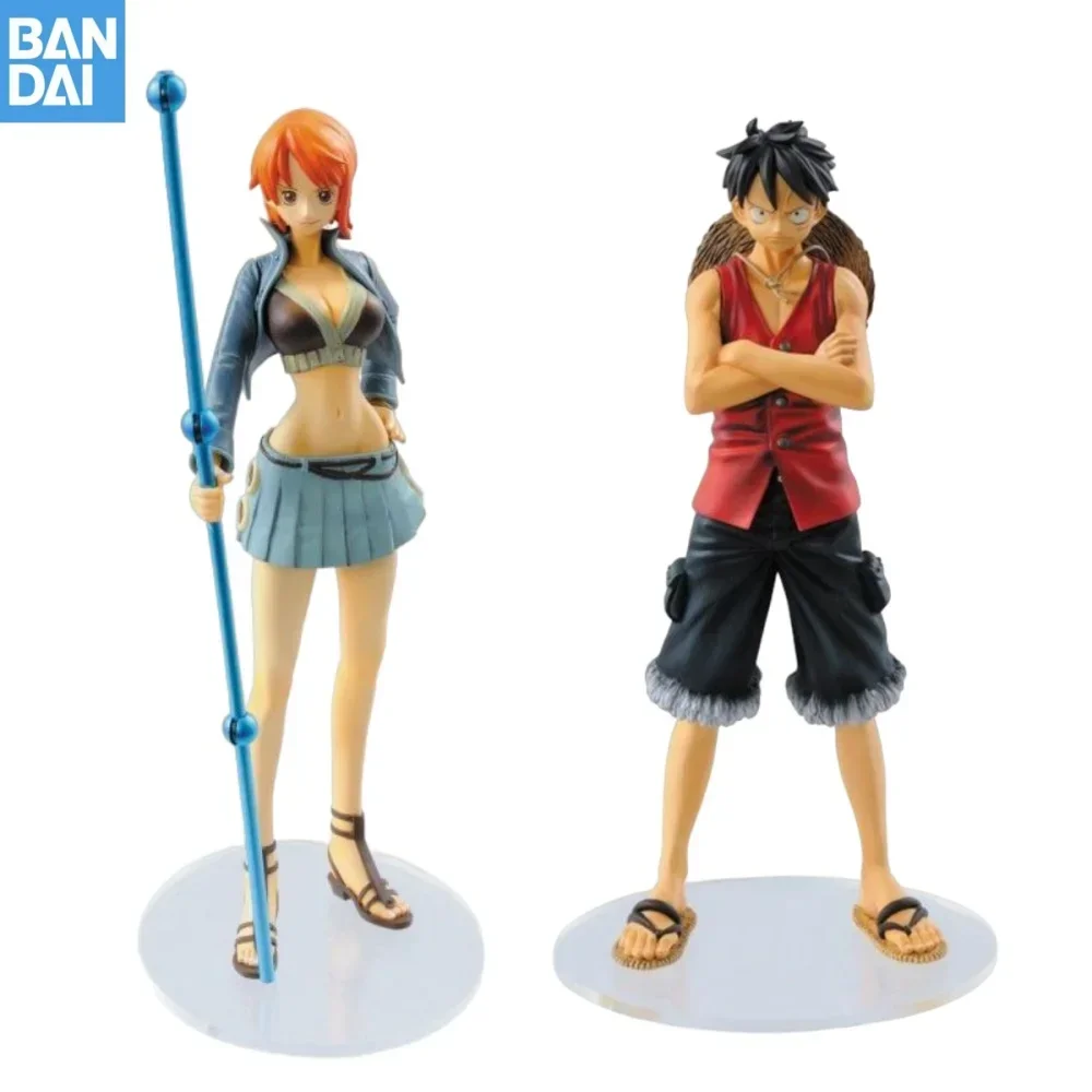 

Фигурка аниме Bandai, оригинальная Аниме ONE PIECE персонаж судейского острова, нами, обезьяна, д. Луффи, модель, орнамент, коллекционные игрушки, подарки на день рождения