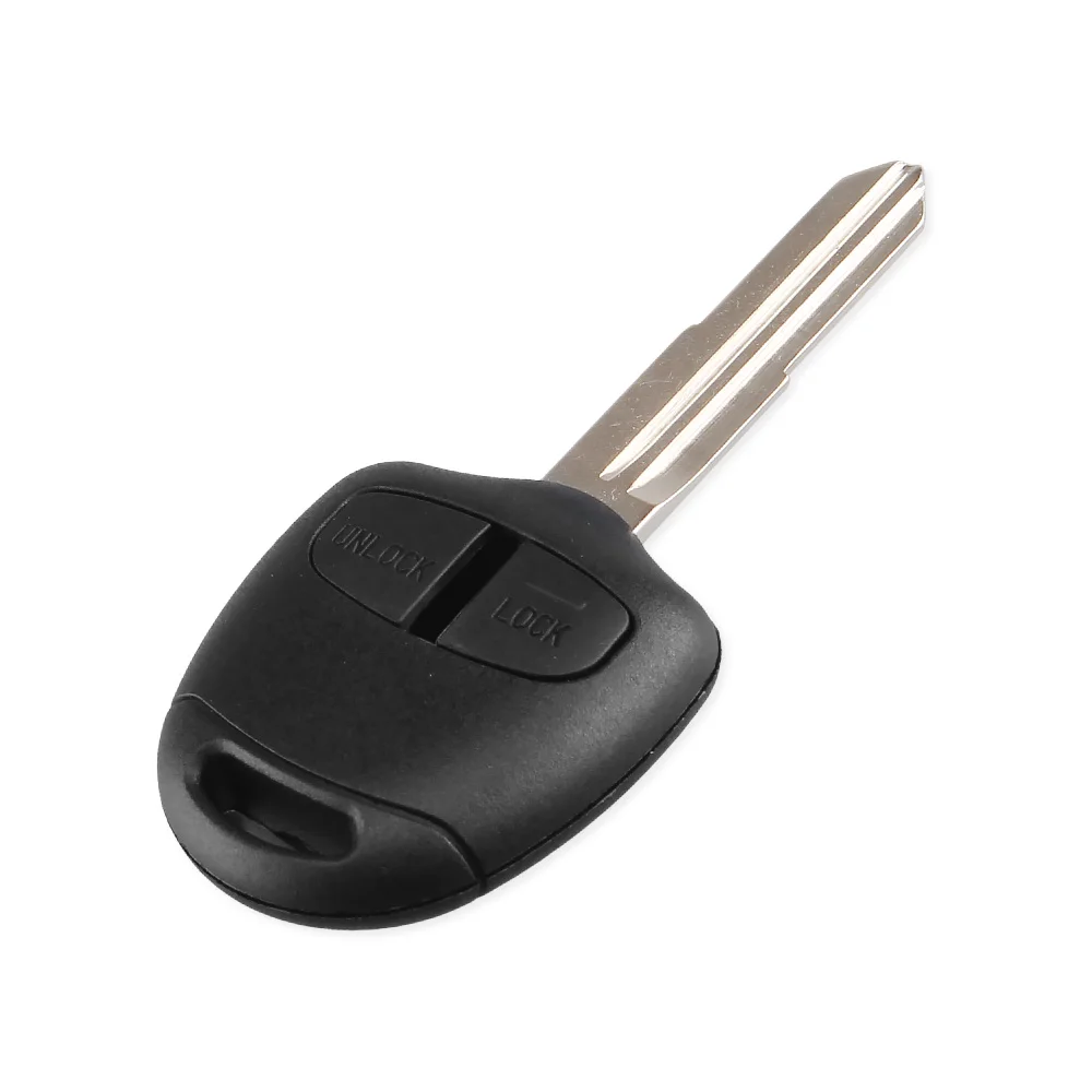 KEYYOU-Caso Shell chave remoto do carro, lâmina opcional, 2 botões, apto para Mitsubishi Lancer EX, Evolução, Grandis, Outlander, MIT11, MIT8