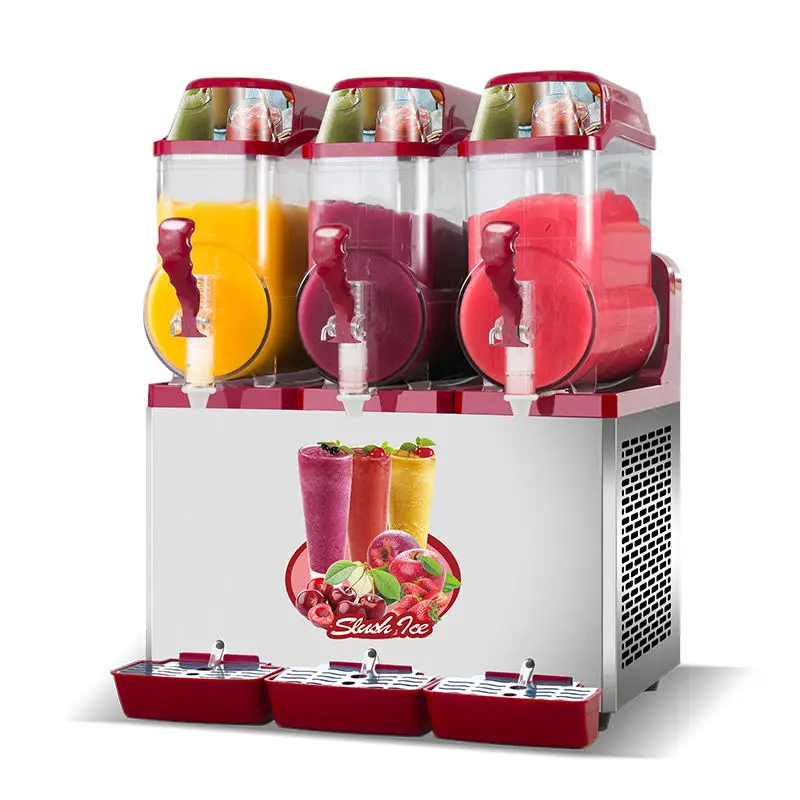 for Slushy Machine Smoothie Machine Commercial Industrial Double Bowl Frozen Drink Slush Machine