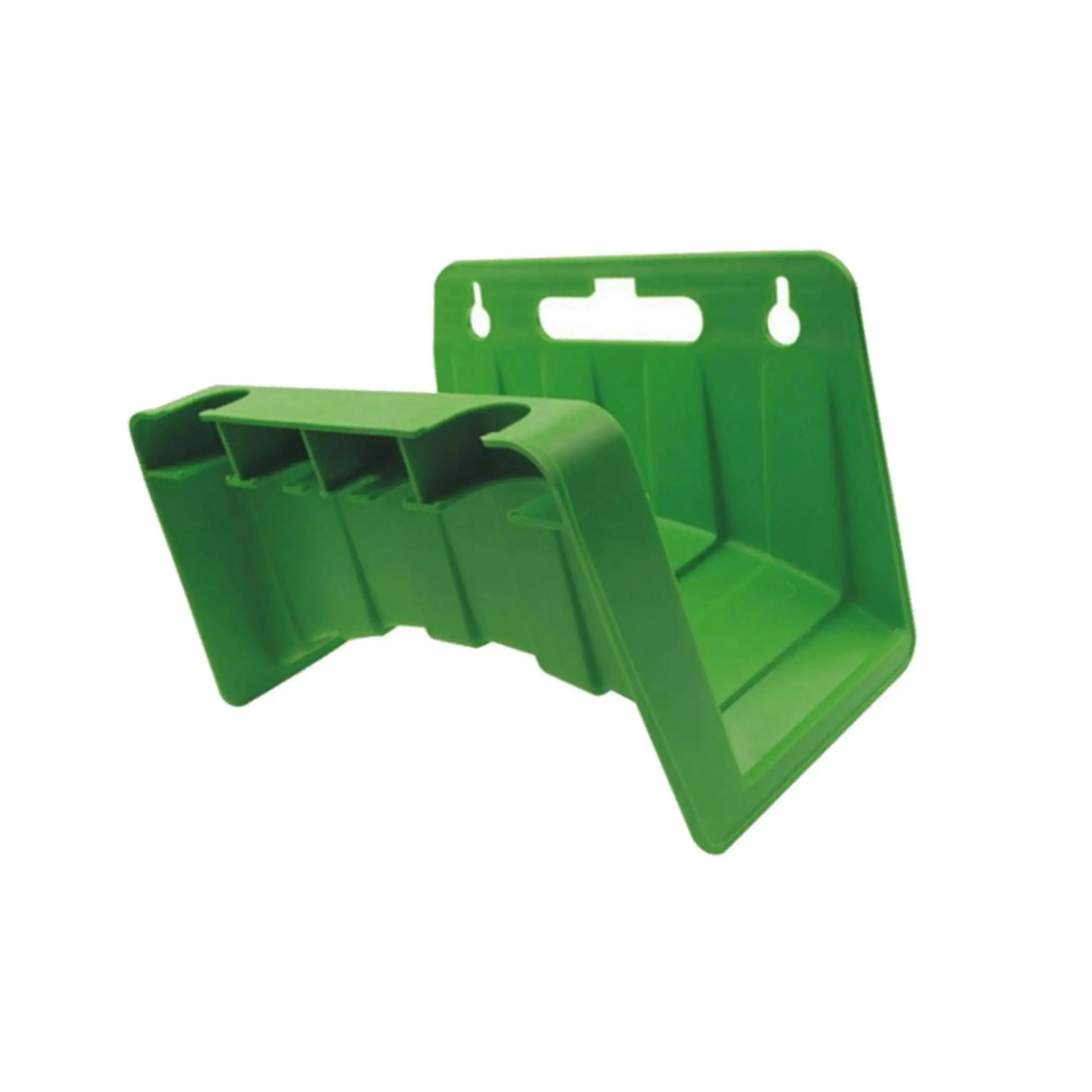 보관함이 있는 호스 릴 벽걸이형 정원 정리함 오렌지